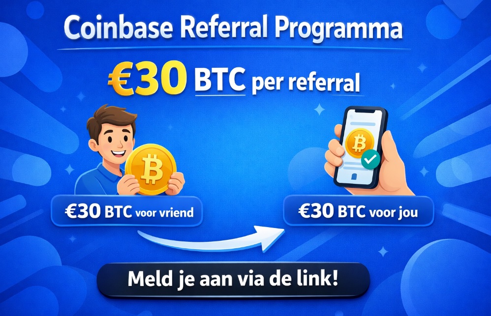 Coinbase referral programma 2026