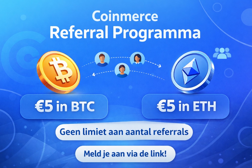 Coinmerce Referral Programma 2026 uitleg
