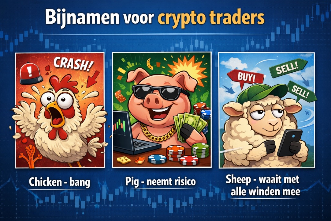 Bijnamen voor crypto traders