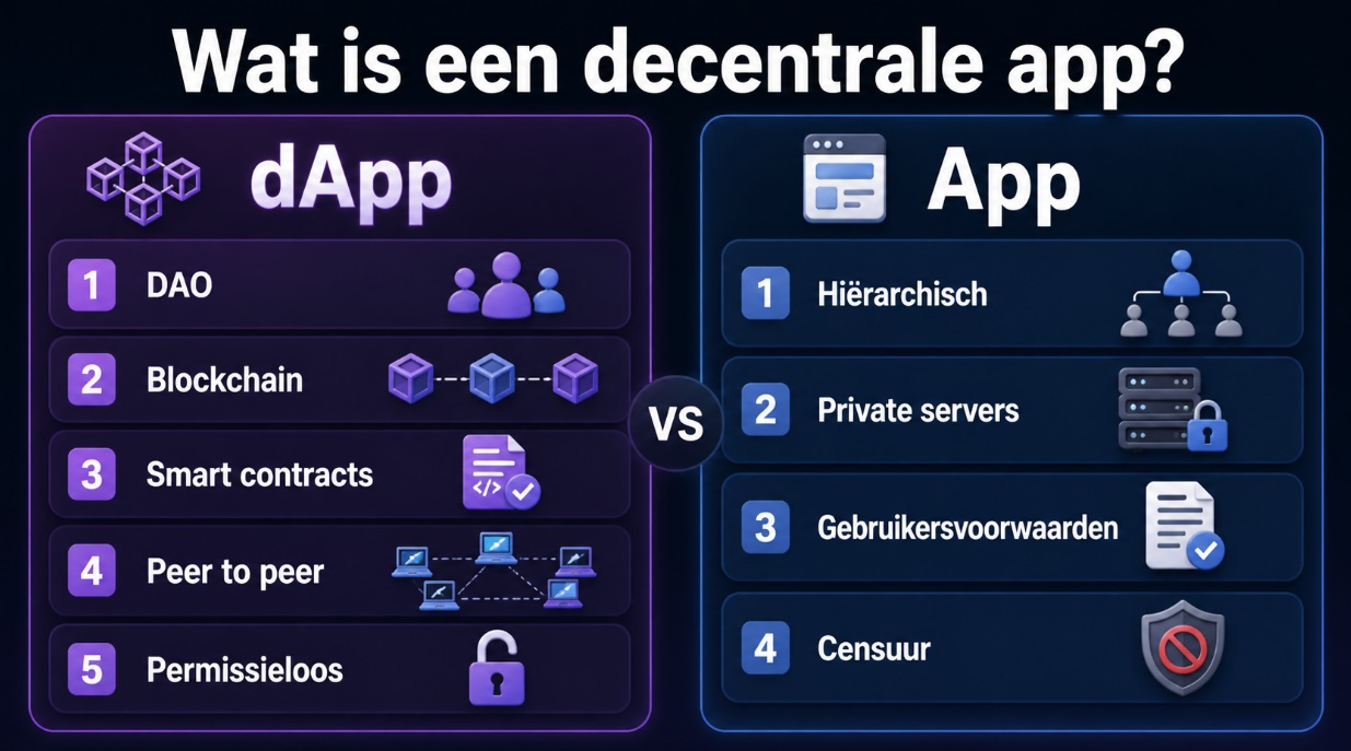 Wat is een decentrale app?